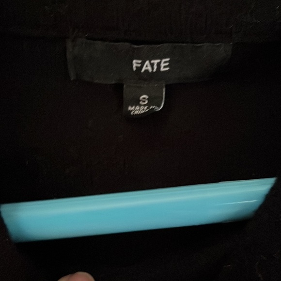 Black cowl neck 3/4 sleeve sweater. Never worn but has been sitting in my closet - Picture 2 of 3